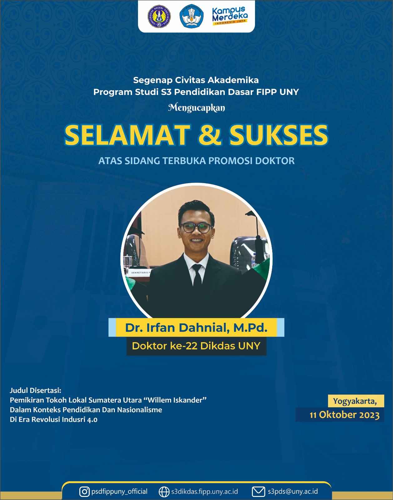 Program Studi S3 Pendidikan Dasar